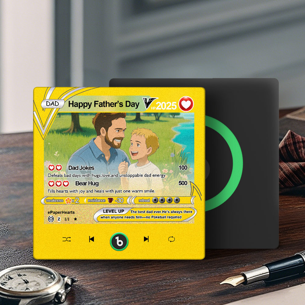 Custom Photo Music Fridge Magnet Poke Card Style FridgeBeats Personalized Song Magnet Father's Day Gift for Dad - Get Photo Blanket