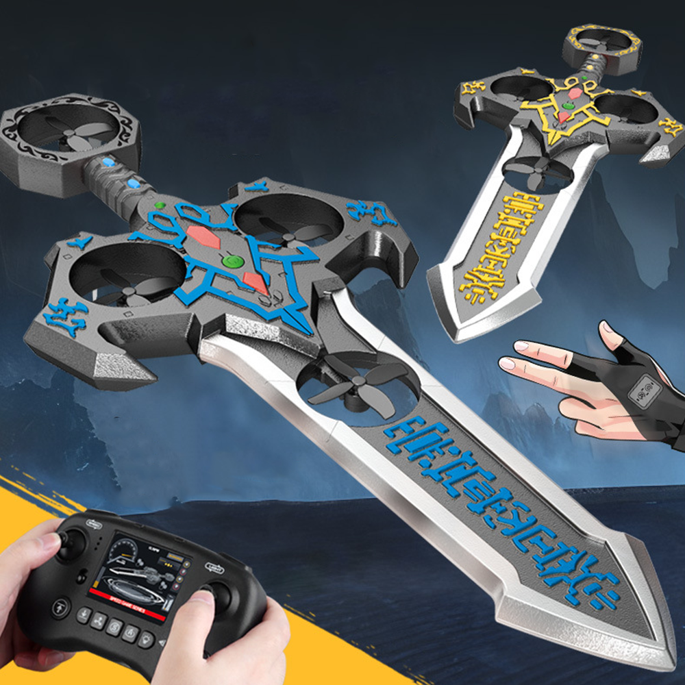 Flying Sword Remote Control Drone Gesture Sensing Aircraft Light Flying Sword Children's Toy Plane Handle gesture control