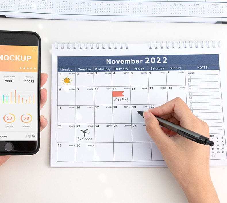 2022 Full Year Calendar Poster Wall Calendar Chart Daily Schedule Table Planner Calendar Gifts - Giftlab