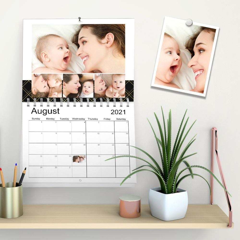 Custom Wall Calendar Photo Calendar  Gift Lovely Kids - Giftlab