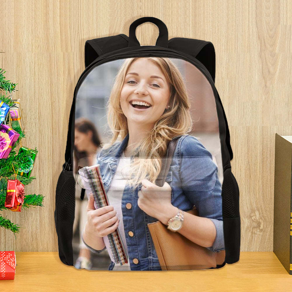 Back to School Personalized Backpacks Custom Photo Boys Backpack Kids School Bag - Get Photo Blanket