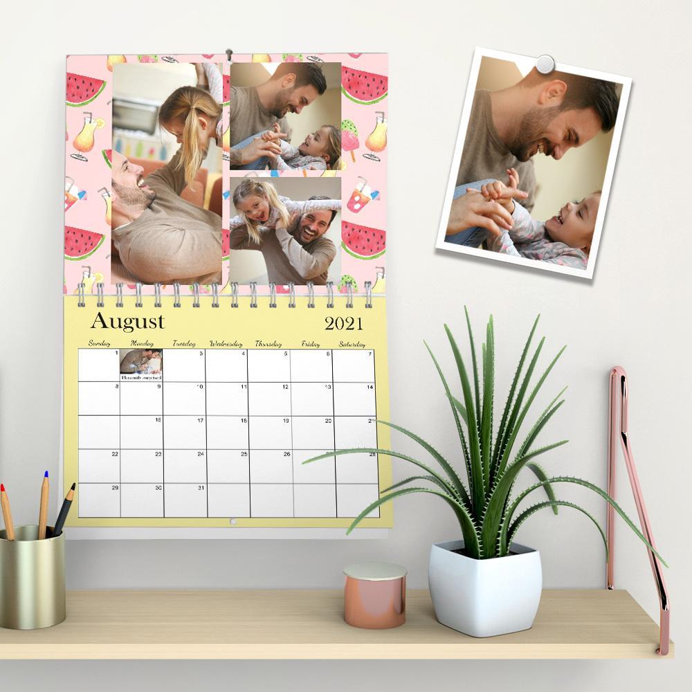 Custom Photo Gallery Wall Calendar Gifts for Lover - Giftlab