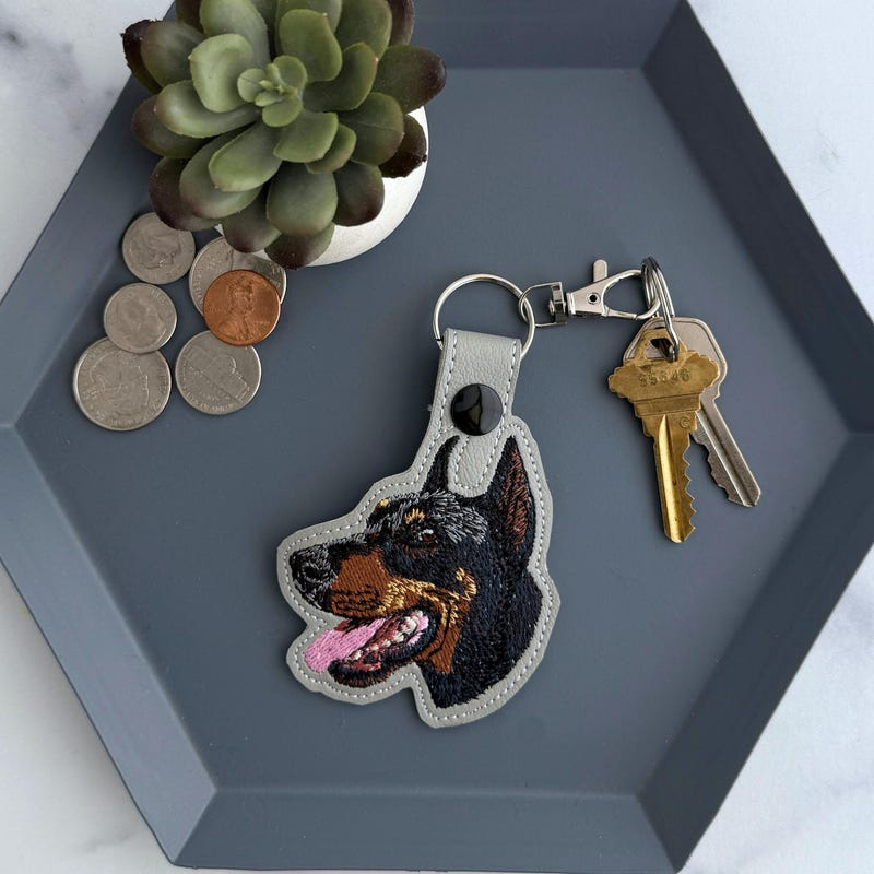 Personalized Realistic Pet Keychain  Gift for Pet Parent or Dog Lover  Dog Memorial Christmas Gifts - Get Photo Blanket