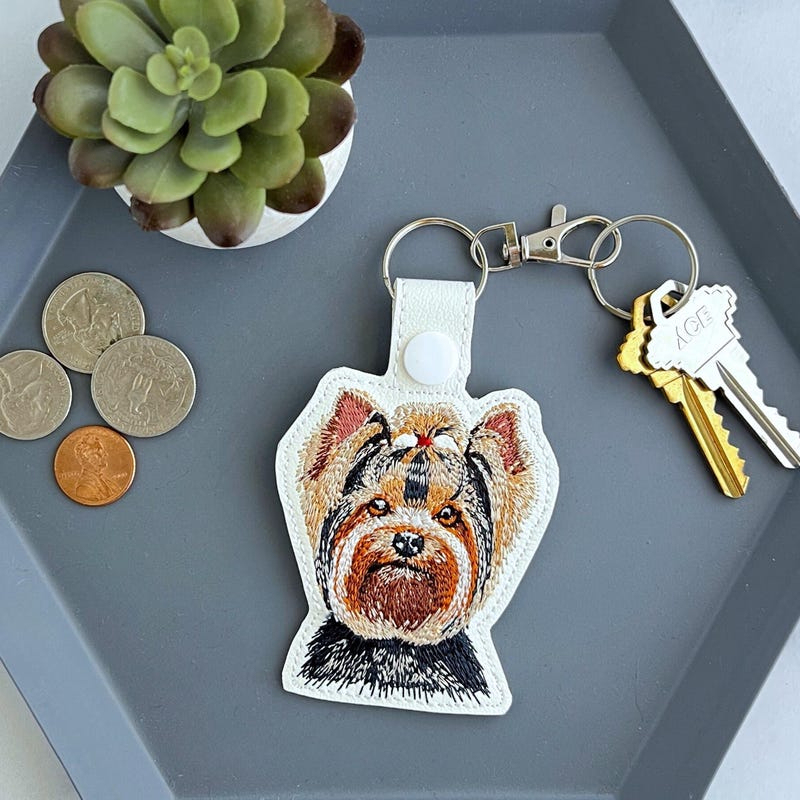 Personalized Realistic Pet Keychain  Gift for Pet Parent or Dog Lover  Dog Memorial Christmas Gifts - Get Photo Blanket