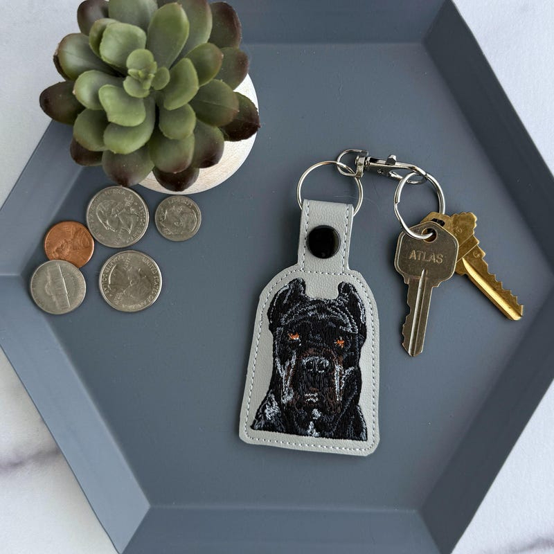 Personalized Realistic Pet Keychain  Gift for Pet Parent or Dog Lover  Dog Memorial Christmas Gifts - Get Photo Blanket