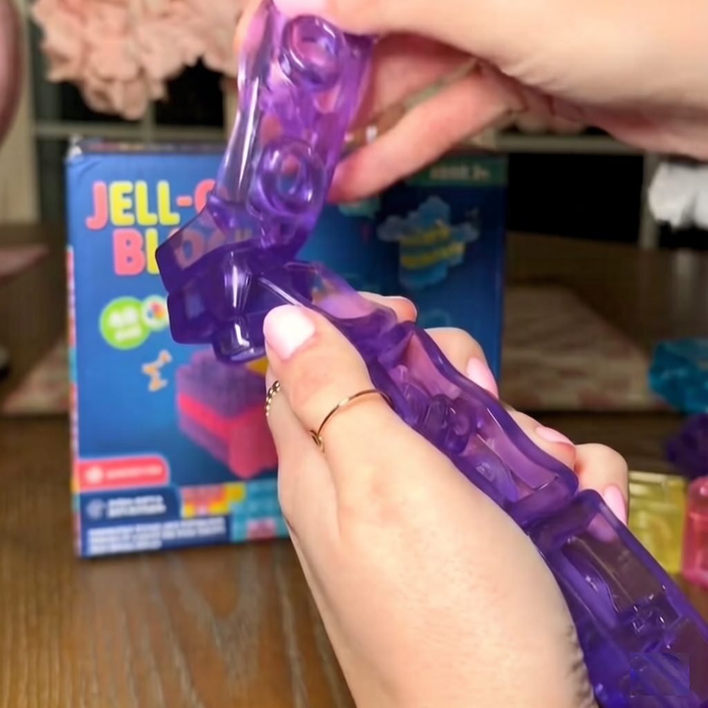 GUMMY BLOCK: 40-Piece Montessori Sensory Building Soft Blocks