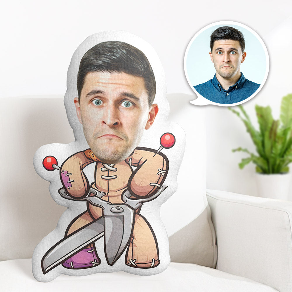 My Face Pillow Custom Halloween Pillow MiniMe Pillow Evil Doll Cosplay Pillow