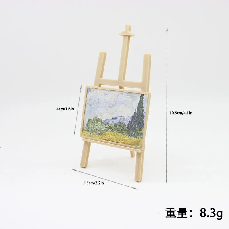 Dollhouse Painting Toys Model, Miniature