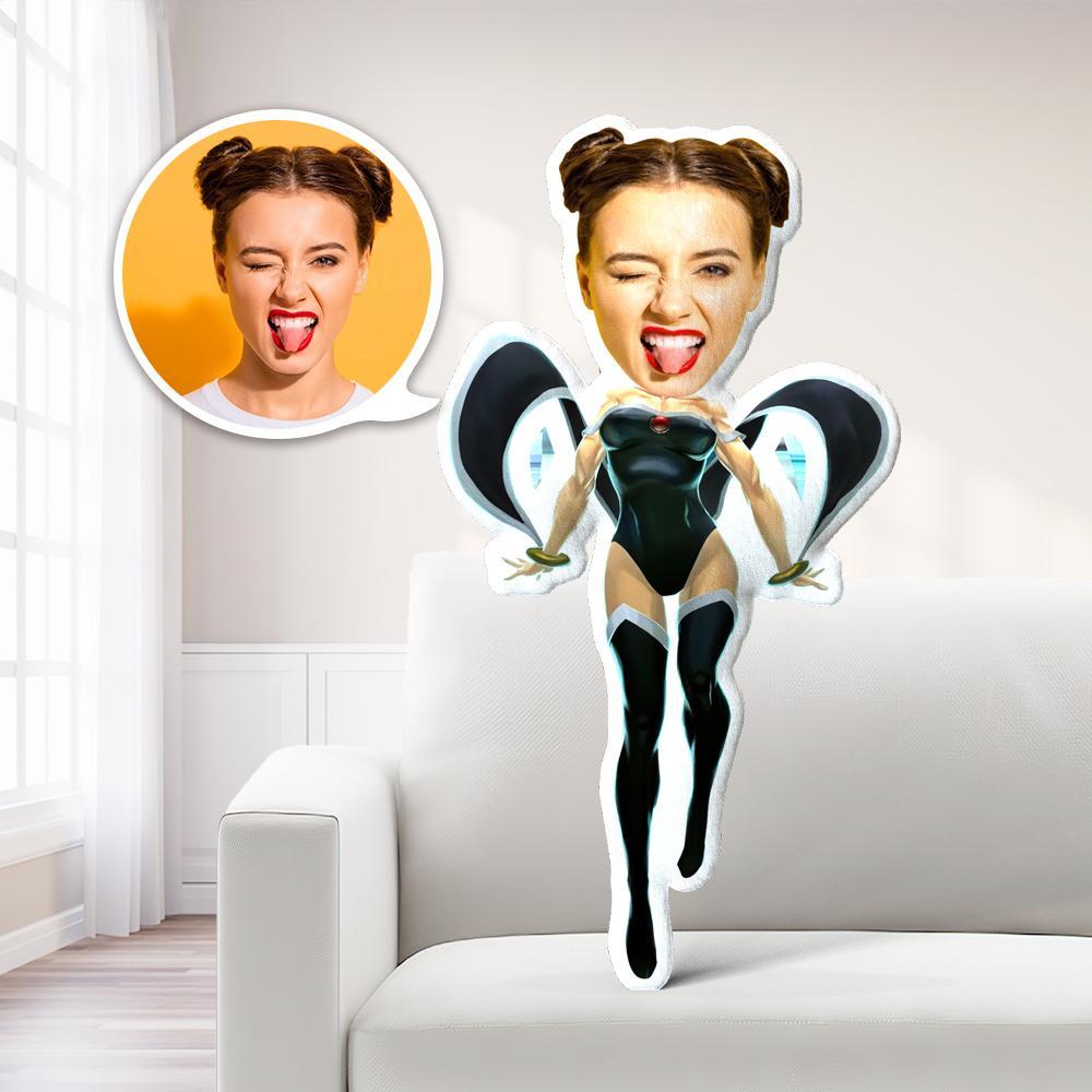 Custom Storm MiniMe Pillow Face Pillow Personalized Storm Girl Photo Pillow Costume Doll