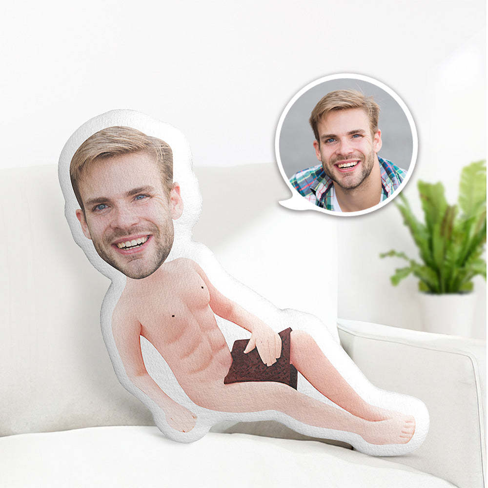 My Face Pillow Custom Face Photo Pillow Minime Pillow Sexy Body Love Gifts for Her - Get Photo Blanket