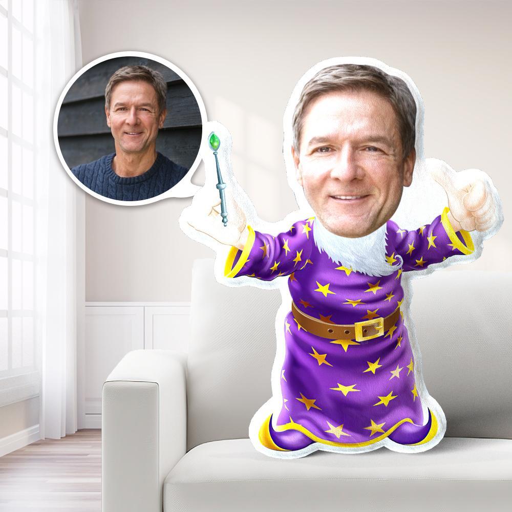 Personalized Photo My face on Pillows Custom Minime Dolls Gag Gifts Toys Dumbledore Costume