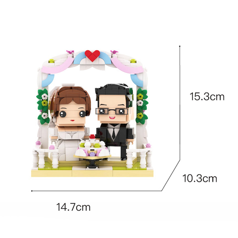 Fully Body Customizable 2 People Custom Brick Figures We Got Married
