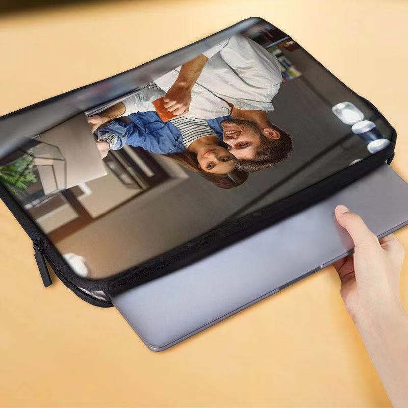Custom Photo Bag Laptop Case Durable Shockproof Protective Laptop Sleeve Carrying Case - Get Photo Blanket
