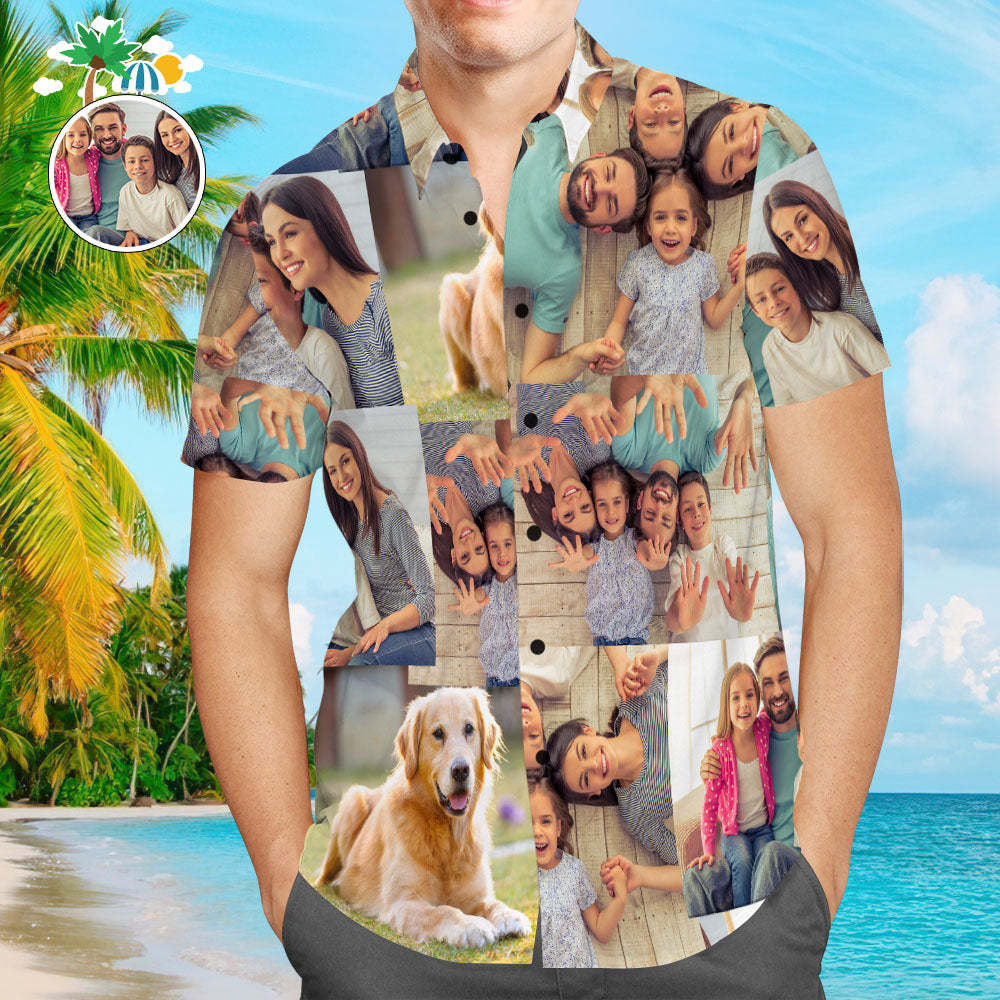 Custom Photo Men Hawaiian Shirts Personalized Hawaiian Shirts For Men