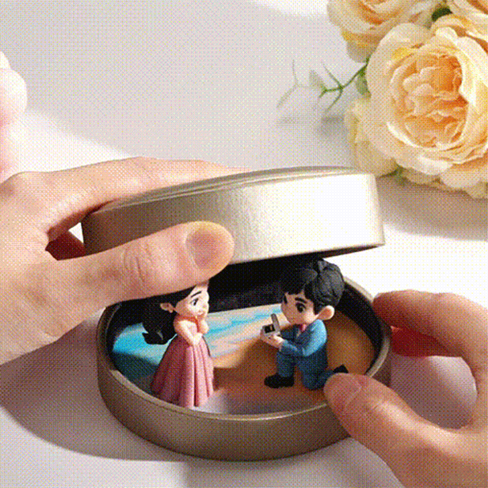 Custom 3D Action Figure Surprise Box Turn Your Photo Into a Personalized Toy Figure Unique Gift for Him or Her - Get Photo Blanket