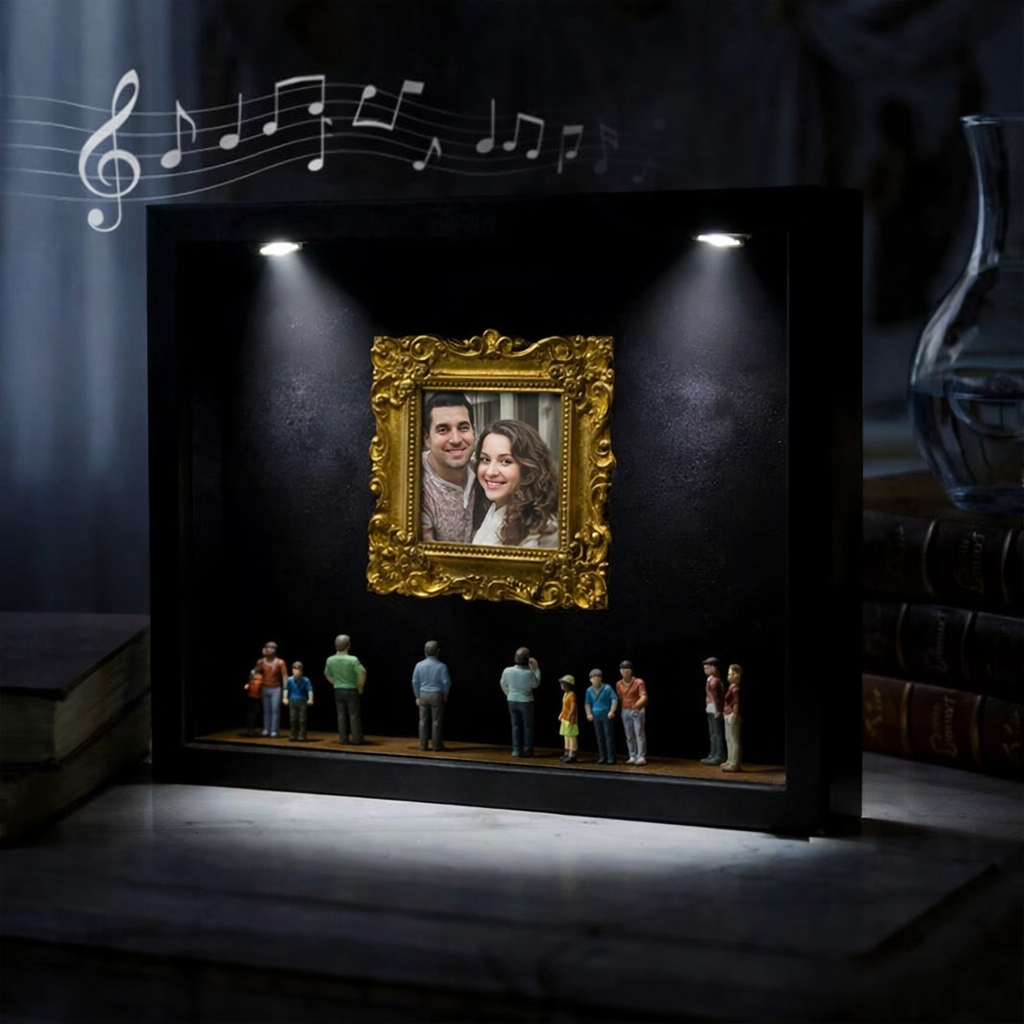 Museum of Us Frame Personalized Couples Gift for Her Cute Miniature Museum Gifts Meaningful Gift Valentine's Day Anniversary Gift