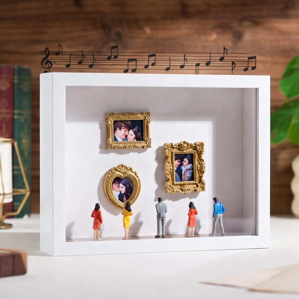 Museum of Us Frame Personalized Couples Gift for Her Cute Miniature Museum Gifts Meaningful Gift Valentine's Day Anniversary Gift