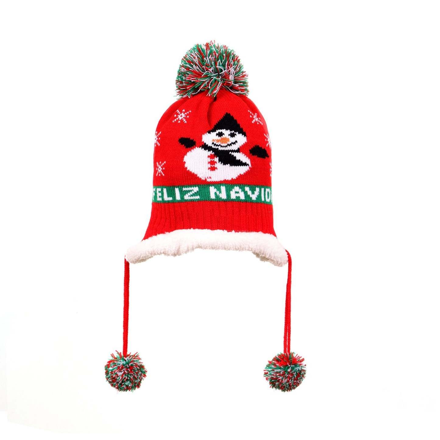 Christmas Hat Kids Xmas Beanie Colorful New Year Party Hat - UNIVERSAL SIZE