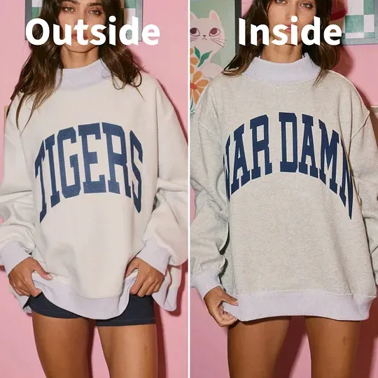 Custom College Team Reversible Mockneck