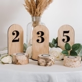 Table Numbers For Weddings And Celebrations Number Plate