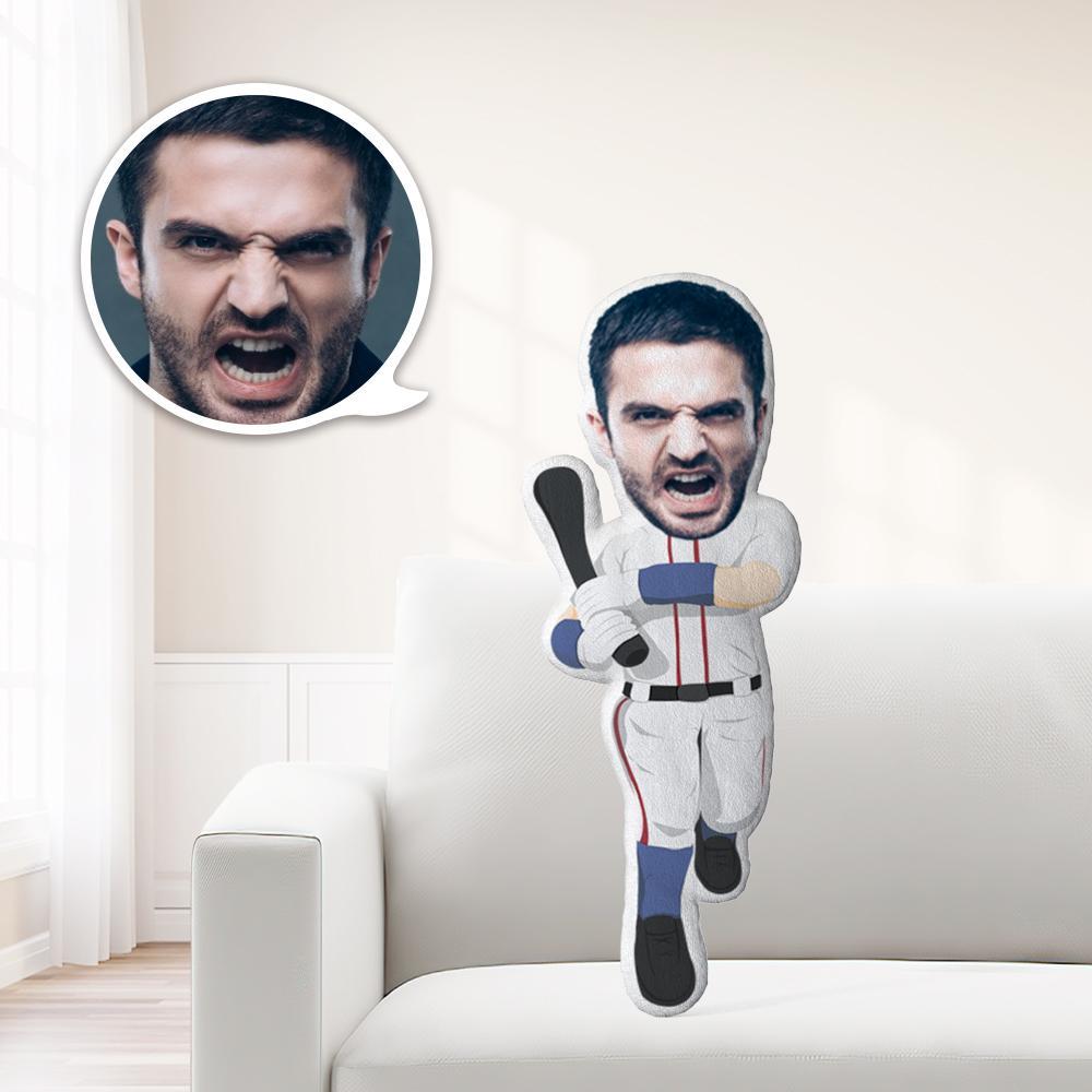Face Pillow Baseball Player Photo Pillow Face Pillow Personalized Men Pillow Gifts for Birthday