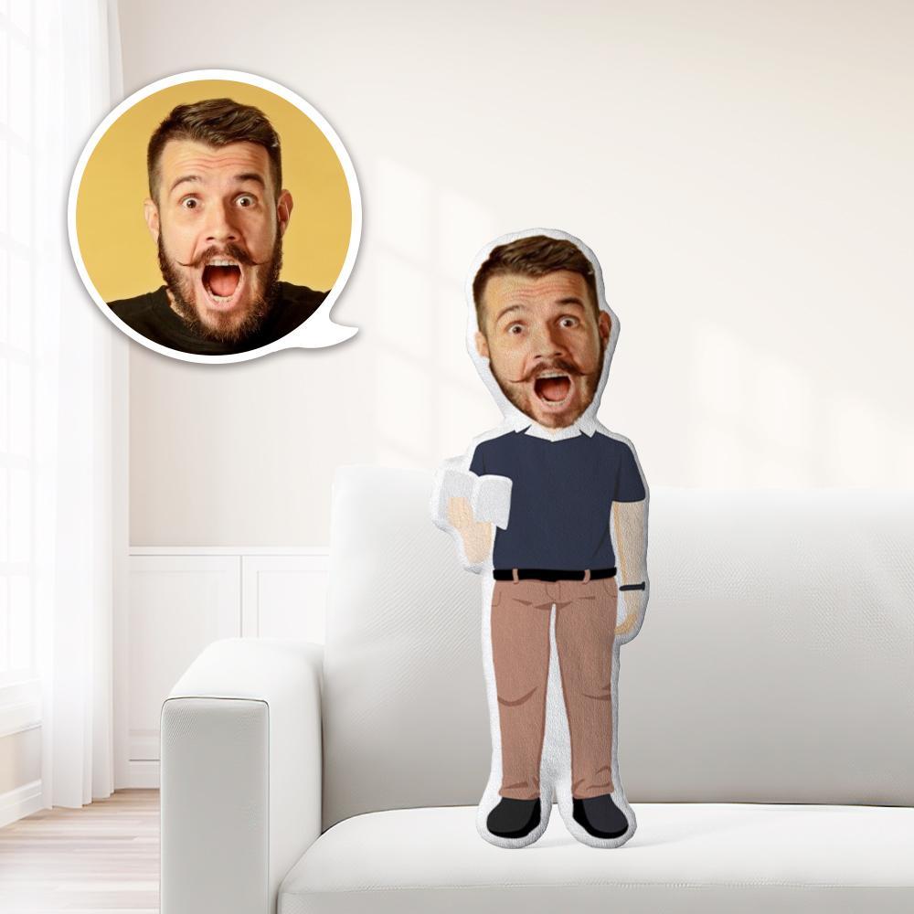 Face Pillow Male Teacher Photo Pillow Face Pillow Personalized Men Pillow Gifts for Boyfriend