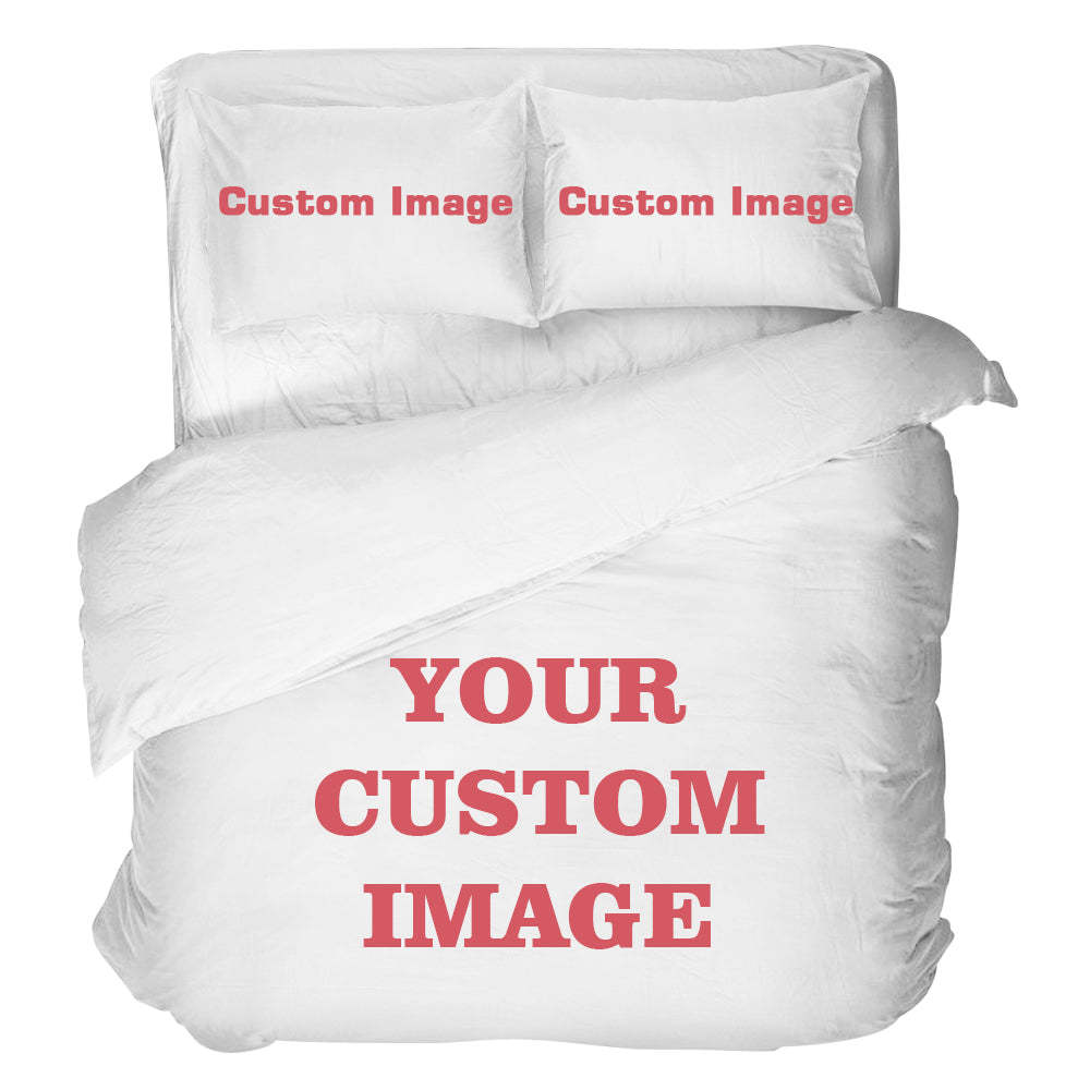 Custom Duvet Cover Custom Bed Sheets Personalized Photo Duvet Cover & Pillow Design Your Own Christmas Gift