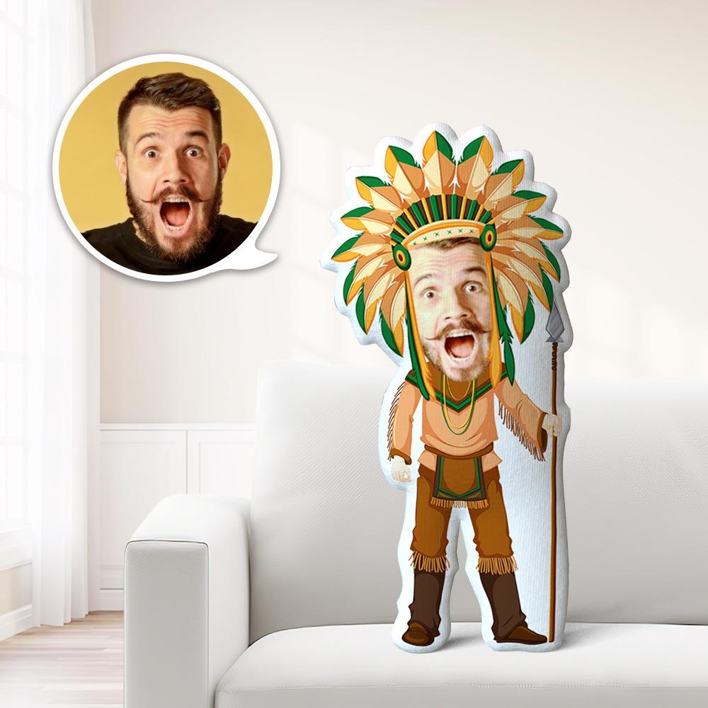 My Face Pillow Indian Style Men Photo Pillow Face Pillow Personalized Men Pillow Birthday Gift