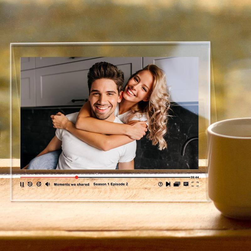 1pc Custom Couple Picture Plaque, Personalzied Movie Photo Plaque,Custom Couple Photo Gift