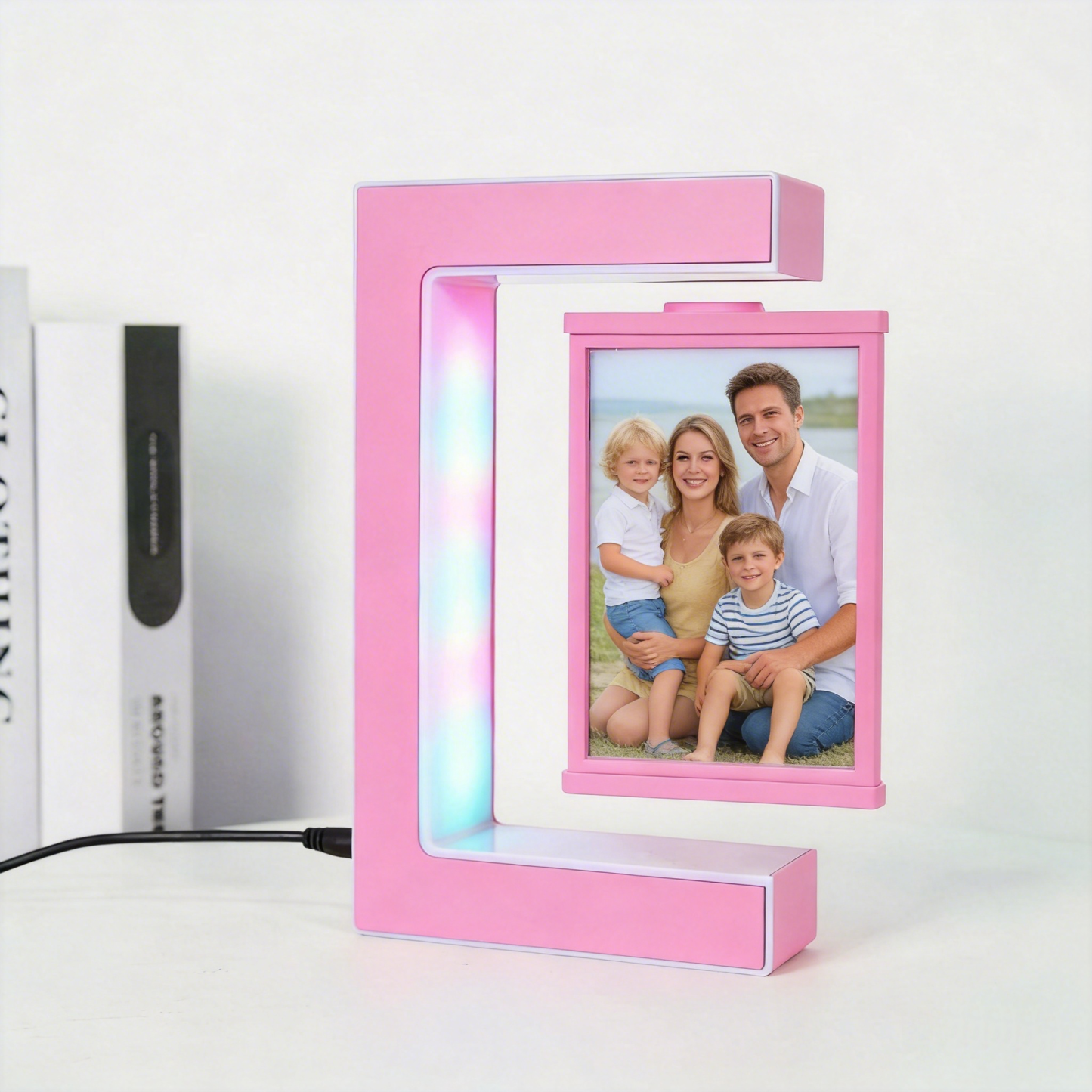 Custom Photo Hover Frame- Where your love floats