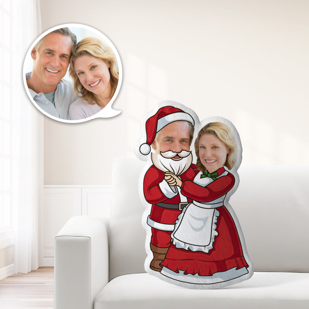 Christmas Gifts Face Pillow Face Doll Custom Christmas Dolls MiniMe Pillow Personalized Couple Pillow Unique Photo Pillow