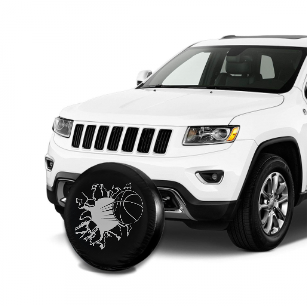 Hit By A Basketball Spare Tire Cover - MyFaceTshirt