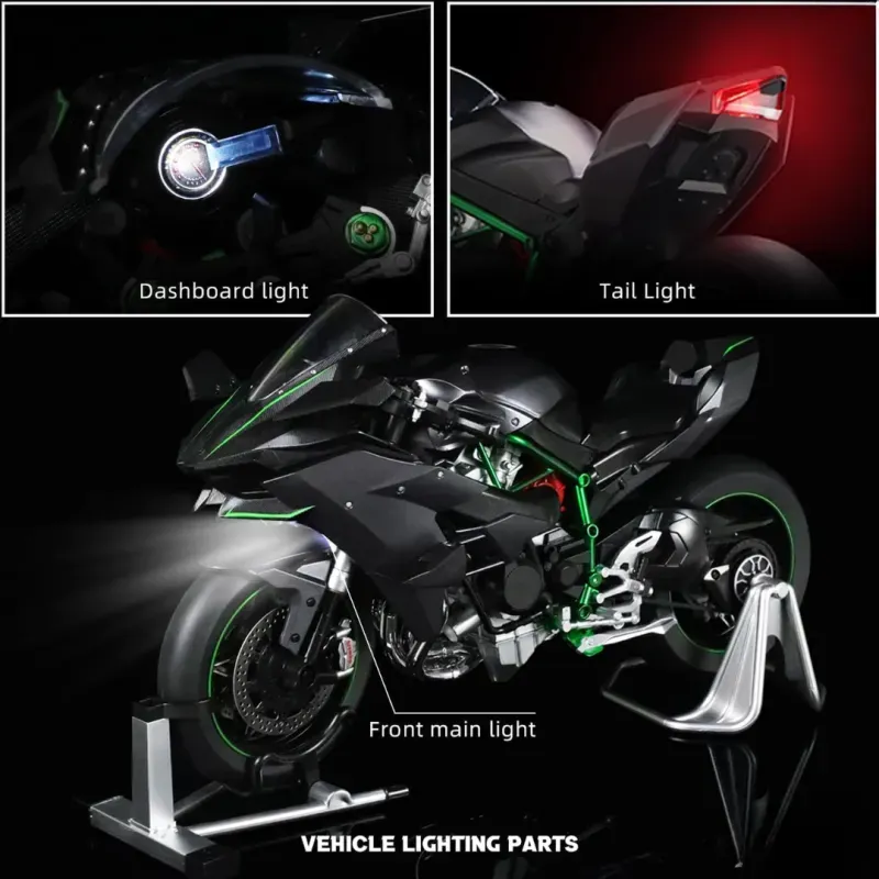 Superbike Model Kit 1:9 Scale Racing Motorcycle Collectible