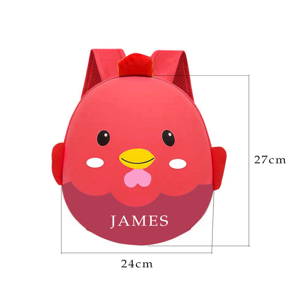 Toddler Bags Custom Name Kids Backpack Cartoon Book Bags For Boys Girls - Get Photo Blanket