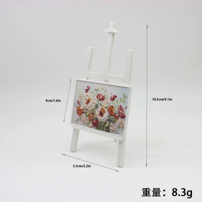 Dollhouse Painting Toys Model, Miniature