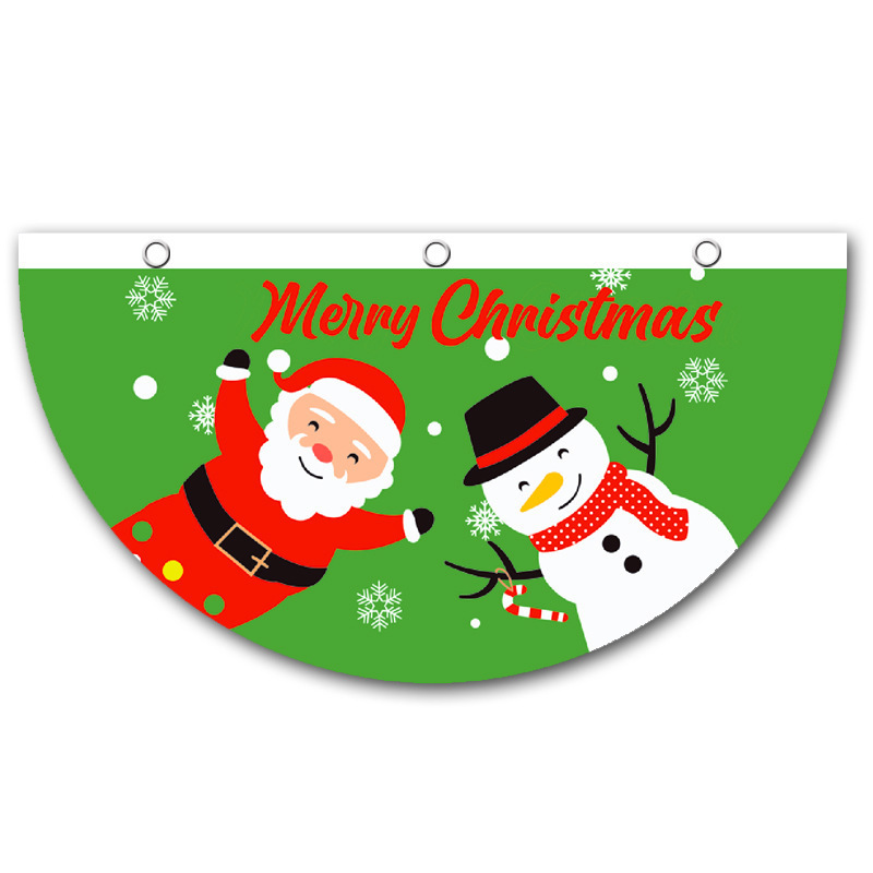 Snowman Fan Christmas Flag: Festive Holiday Banner