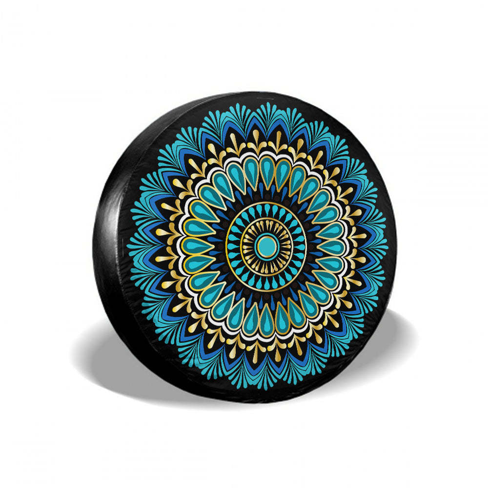 Sunny Flower Spare Tire Cover For RV - MyFaceTshirt