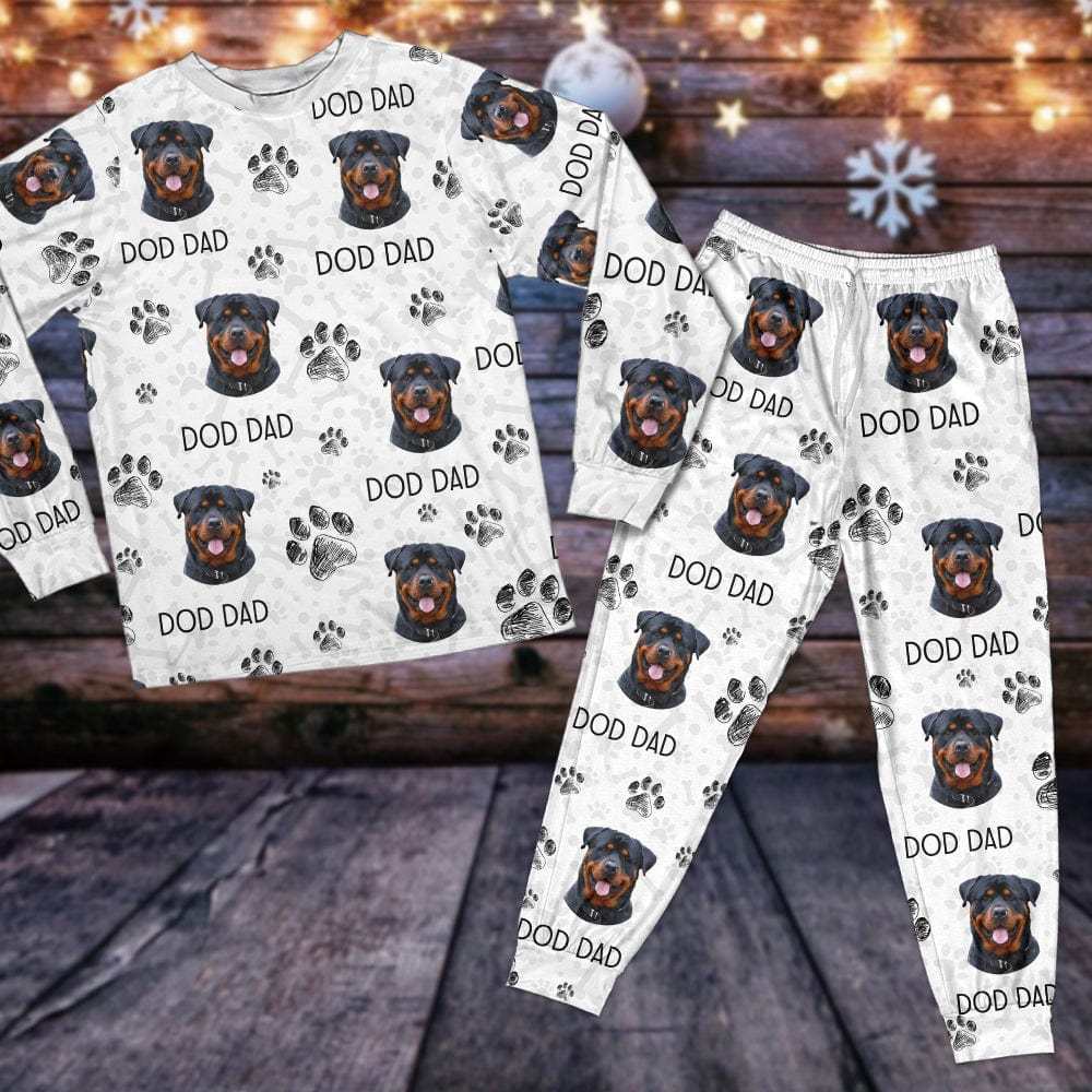 Custom Photo With Paw For Dog Lovers Sleepwear - Get Photo Blanket
