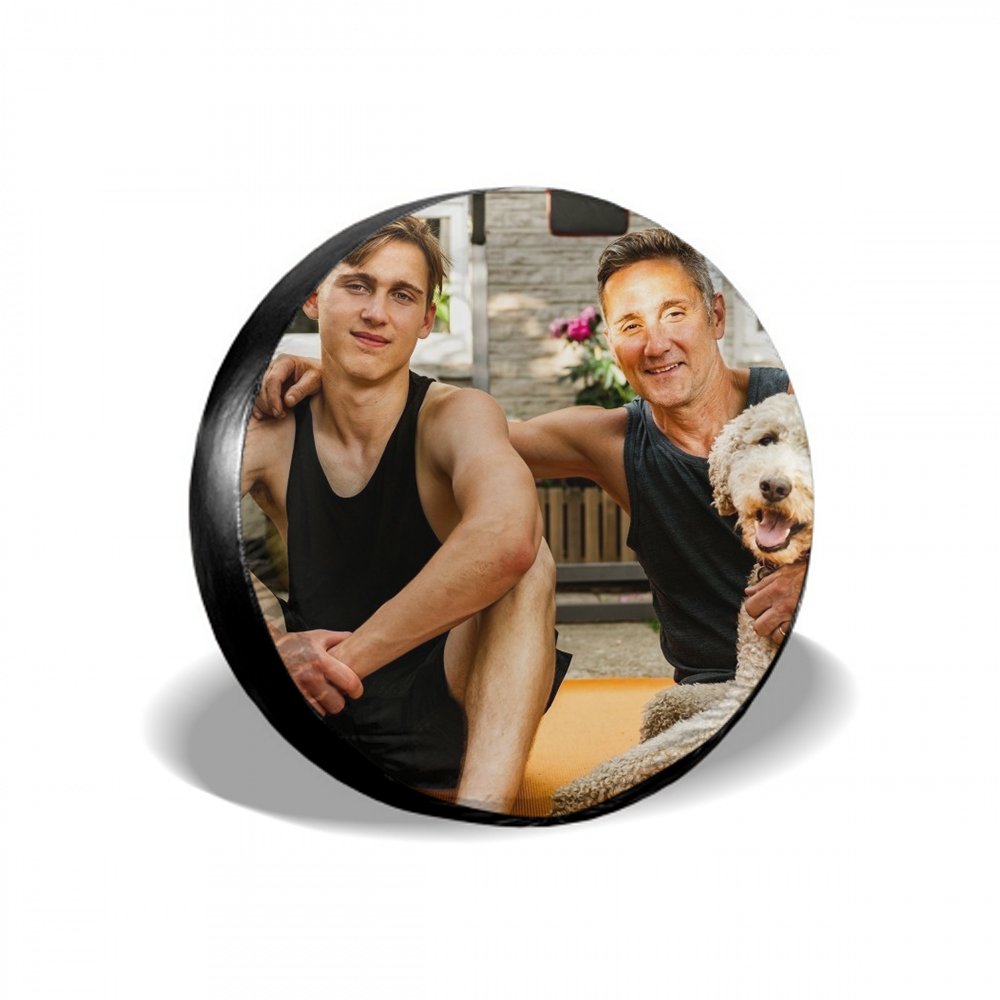 Custom Photo On Spare Tire Cover Mother's Day Gift - MyFaceTshirt
