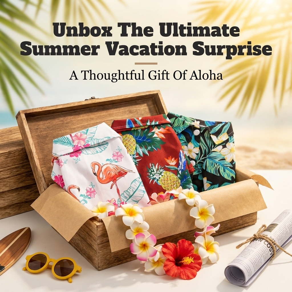 Custom Pet and Owner Matching Hawaiian Shirt Set – Personalized Photo Tropical Outfits for Dogs, Cats, and Humans