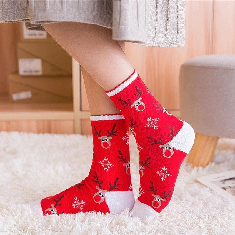 Christmas Socks Set Cotton Socks
