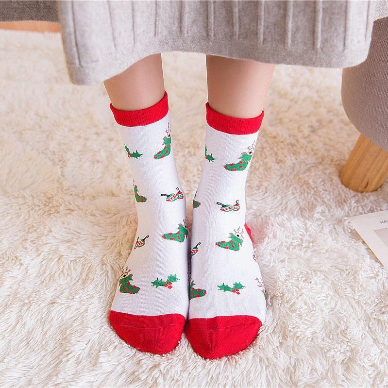 Christmas Socks Set Cotton Socks
