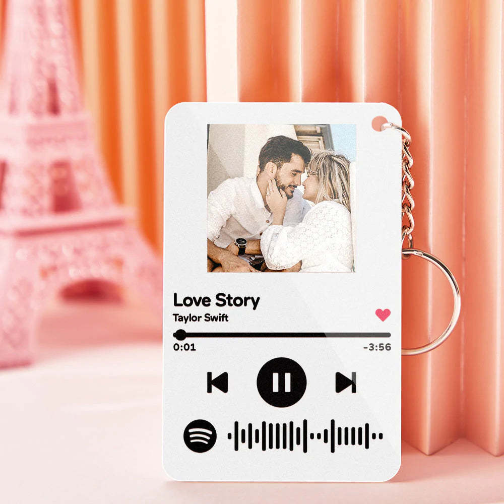 Scannable Spotify Music Code Acrylic Glass Music Decorative Plaque