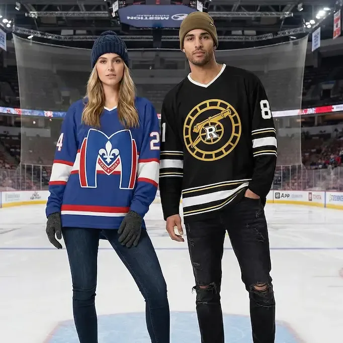 Personalized Hockey Jersey Shirt Custom Logo, Name & Number Sports Streetwear Fan Streetwear Shirt