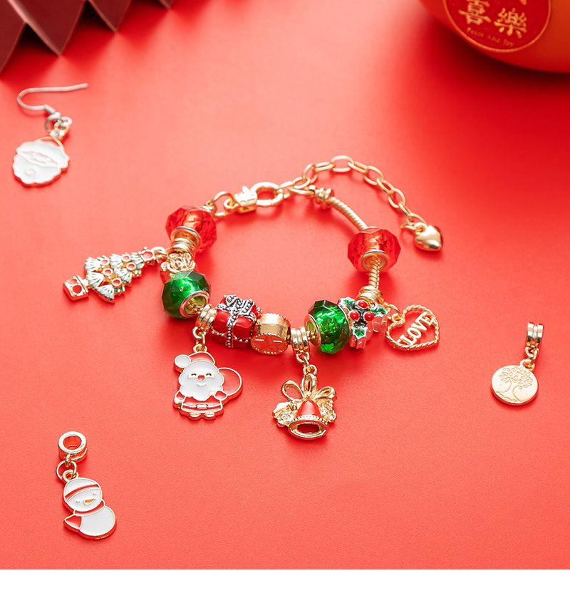 Christmas Princess Advent Calendar Bracelet 24 Days of Christmas Countdown Calendar Jewellery Blind Box, DIY Jewelry Making Kit with Charm Beads, DIY Christmas Bracelet Gifts for Girls