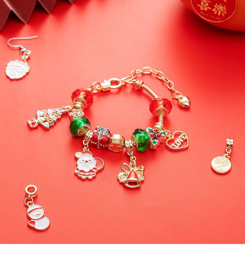 Christmas Princess Advent Calendar Bracelet 24 Days of Christmas Countdown Calendar Jewellery Blind Box, DIY Jewelry Making Kit with Charm Beads, DIY Christmas Bracelet Gifts for Girls