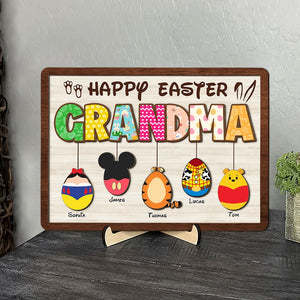 Personalized Gifts For Grandma Wood Sign Happy Easter