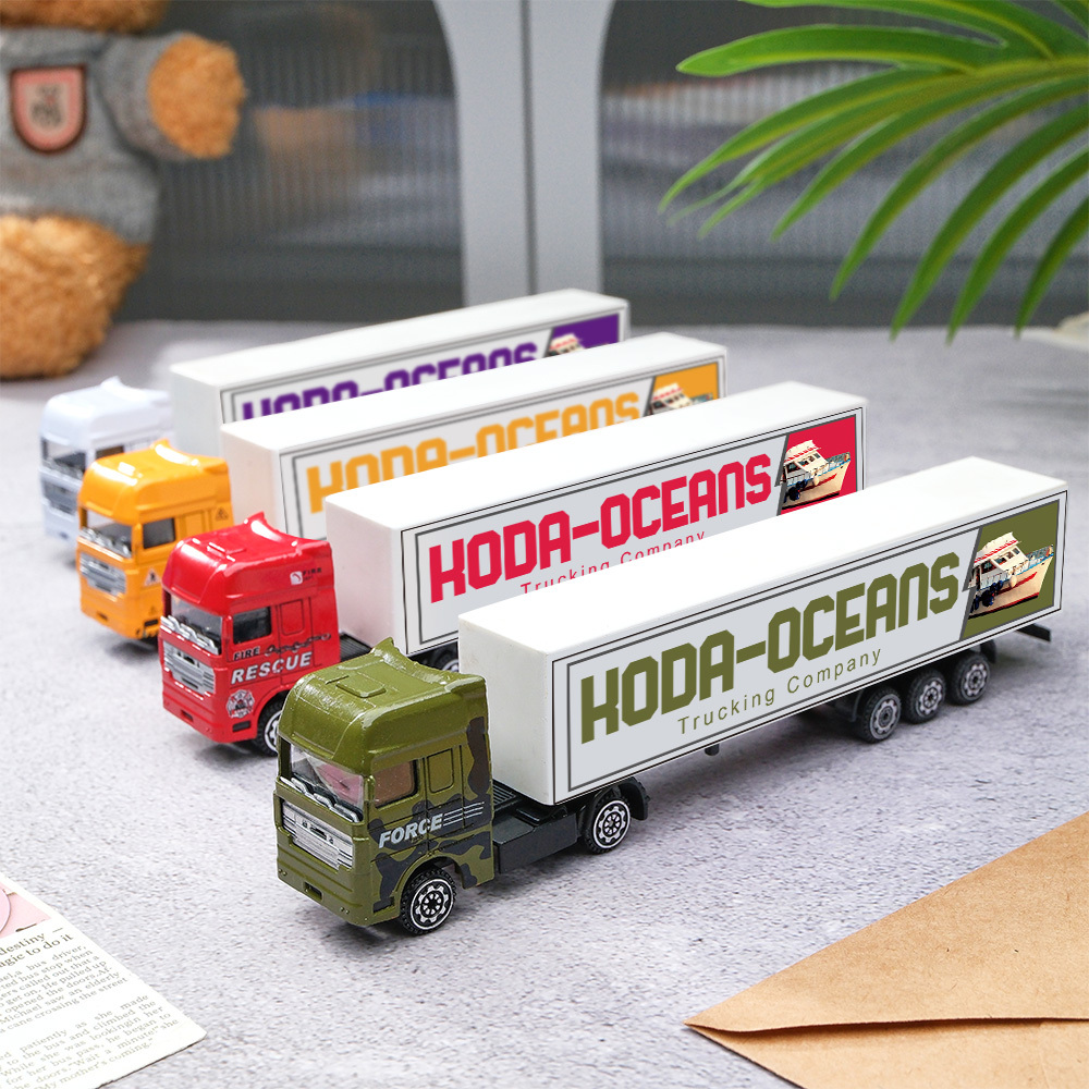 Personalized Toy Truck, Customized With Name On The Side of The Truck: Birthday, Christmas, Any Event for Him - Get Photo Blanket