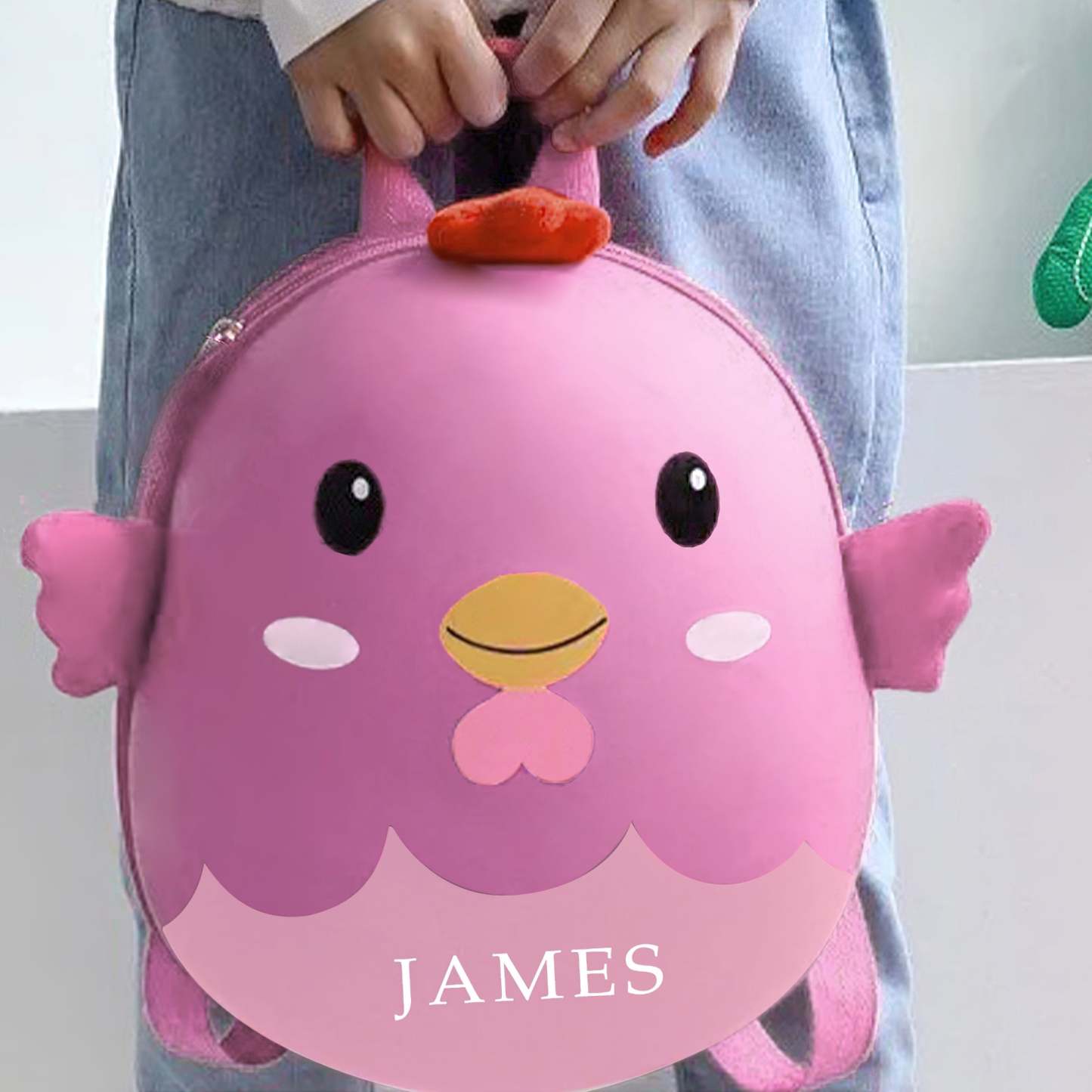 Toddler Bags Custom Name Kids Backpack Cartoon Book Bags For Boys Girls - Get Photo Blanket