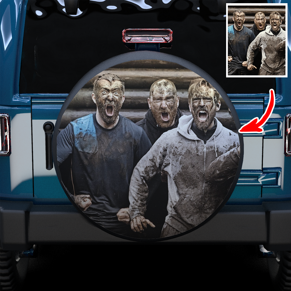 Custom Your Photo On Spare Tire Cover - MyFaceTshirt